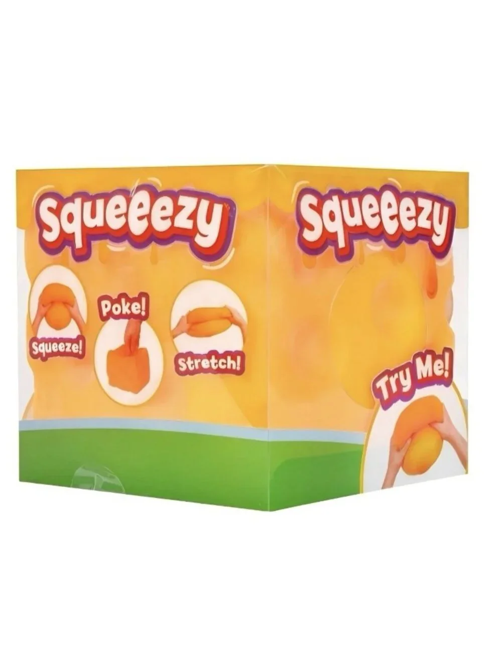 Sunny Days Jumbo Squeezy Cheese Yellow Squishy Toy Stress Relief Sensory Fun NEW